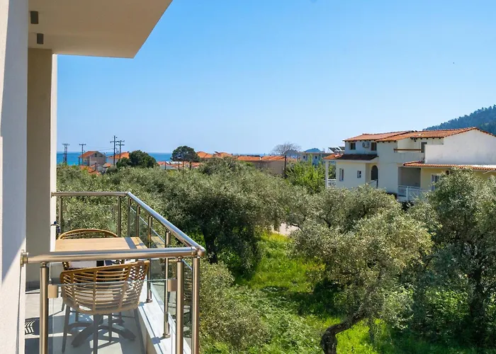 Hotel de apartamente Melies Skala Potamia